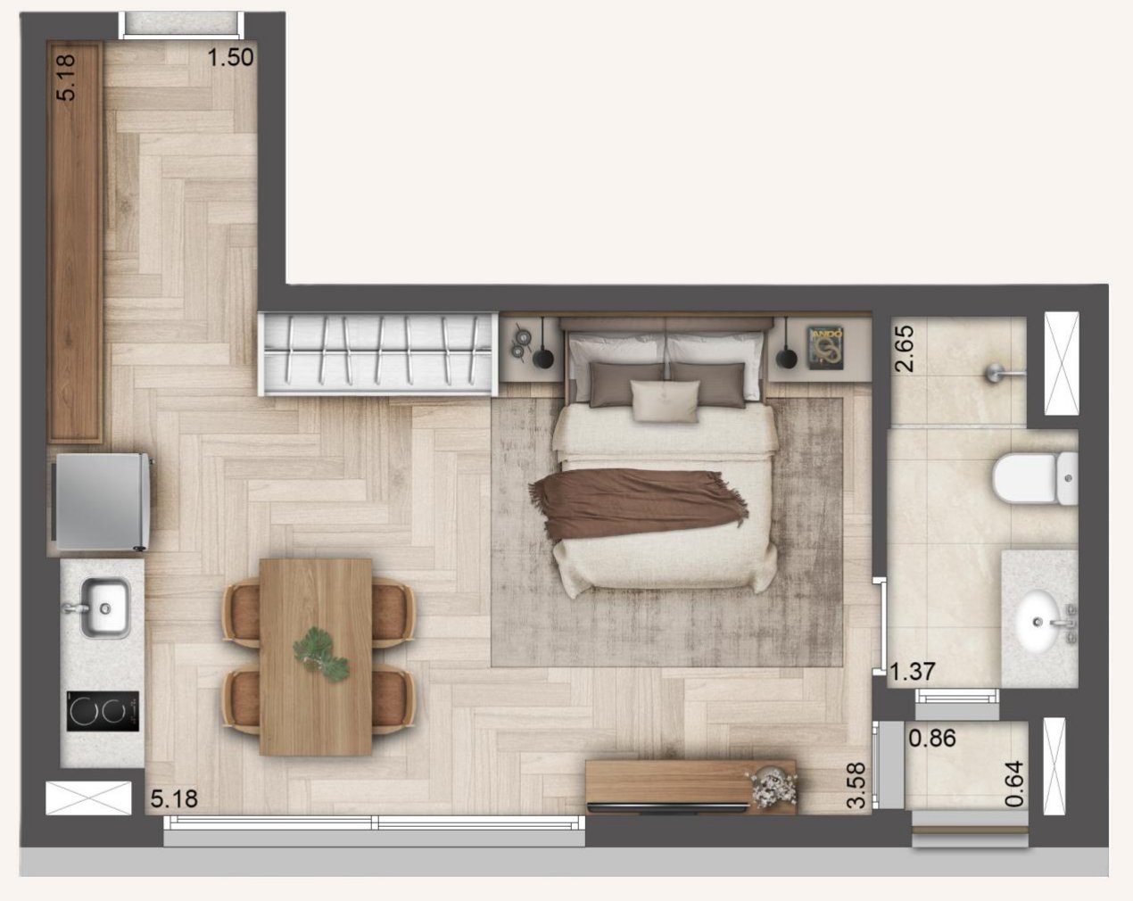 Planta baixa — Studio